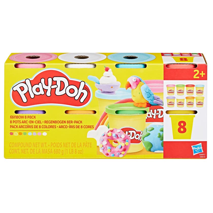 Play-Doh 8-pack lera i olika färger