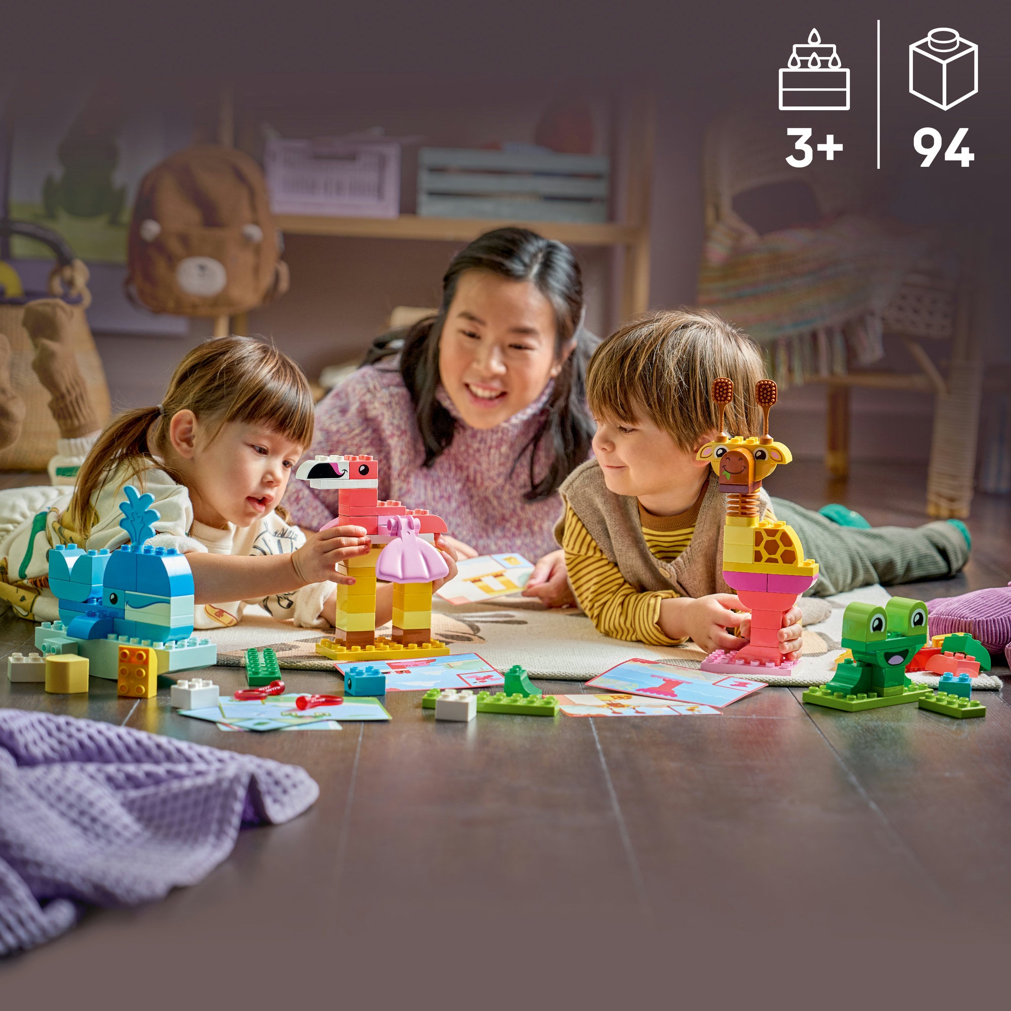 LEGO® DUPLO® Bygglek med djur Inlärningsleksak 10472