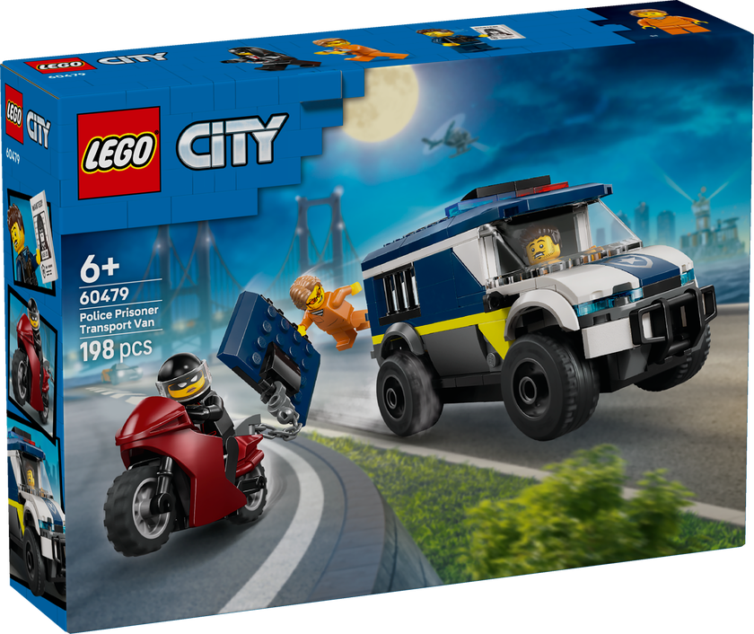 LEGO® City Polisens fångtransportbil Byggleksak 60479