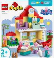 LEGO® DUPLO® Greta Gris Familjevilla Byggset med 5 figurer av hela Greta Gris familj – 10467