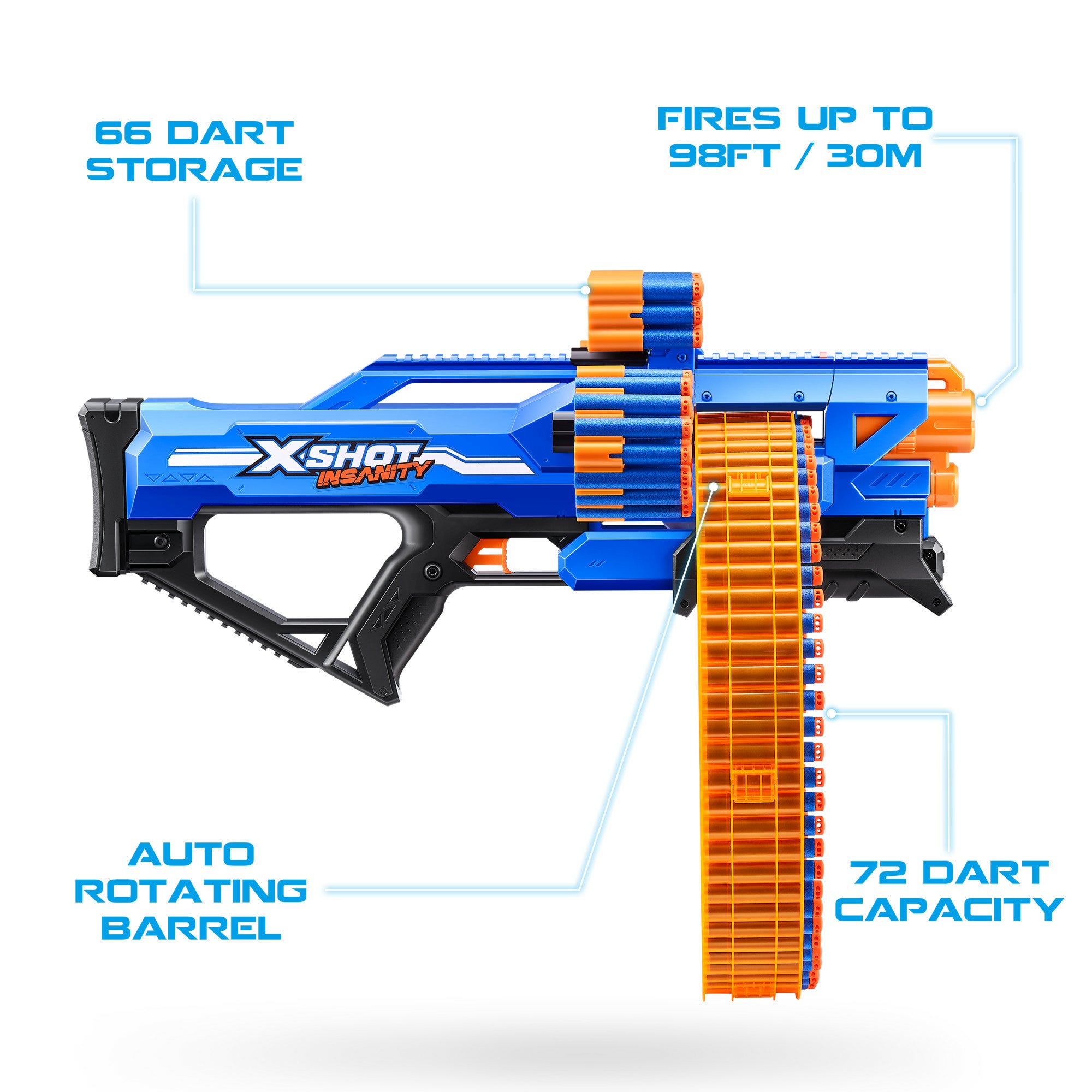 XSHOT Insanity Mad Mega Barrel