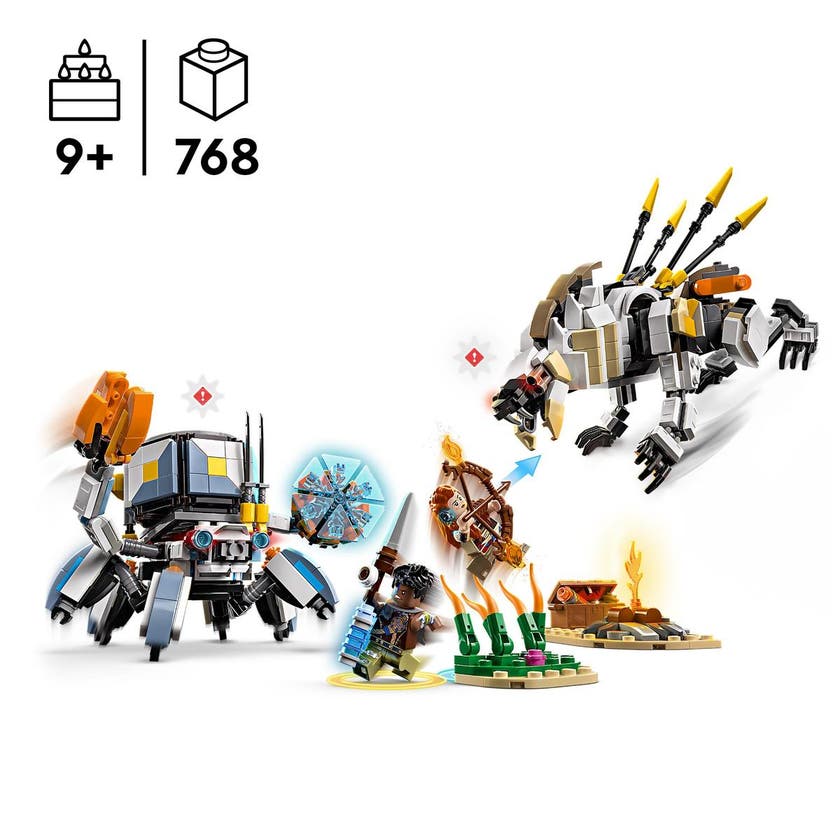 LEGO Horizon 77037, Aloy & Varl vs. Shell-Walker & Sawtooth
