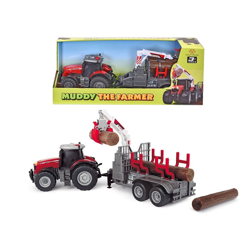 Muddy farmer, Massey Ferguson 8737