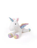 Teddykompaniet - Liggande Enhörning, Regnbågsfärgad