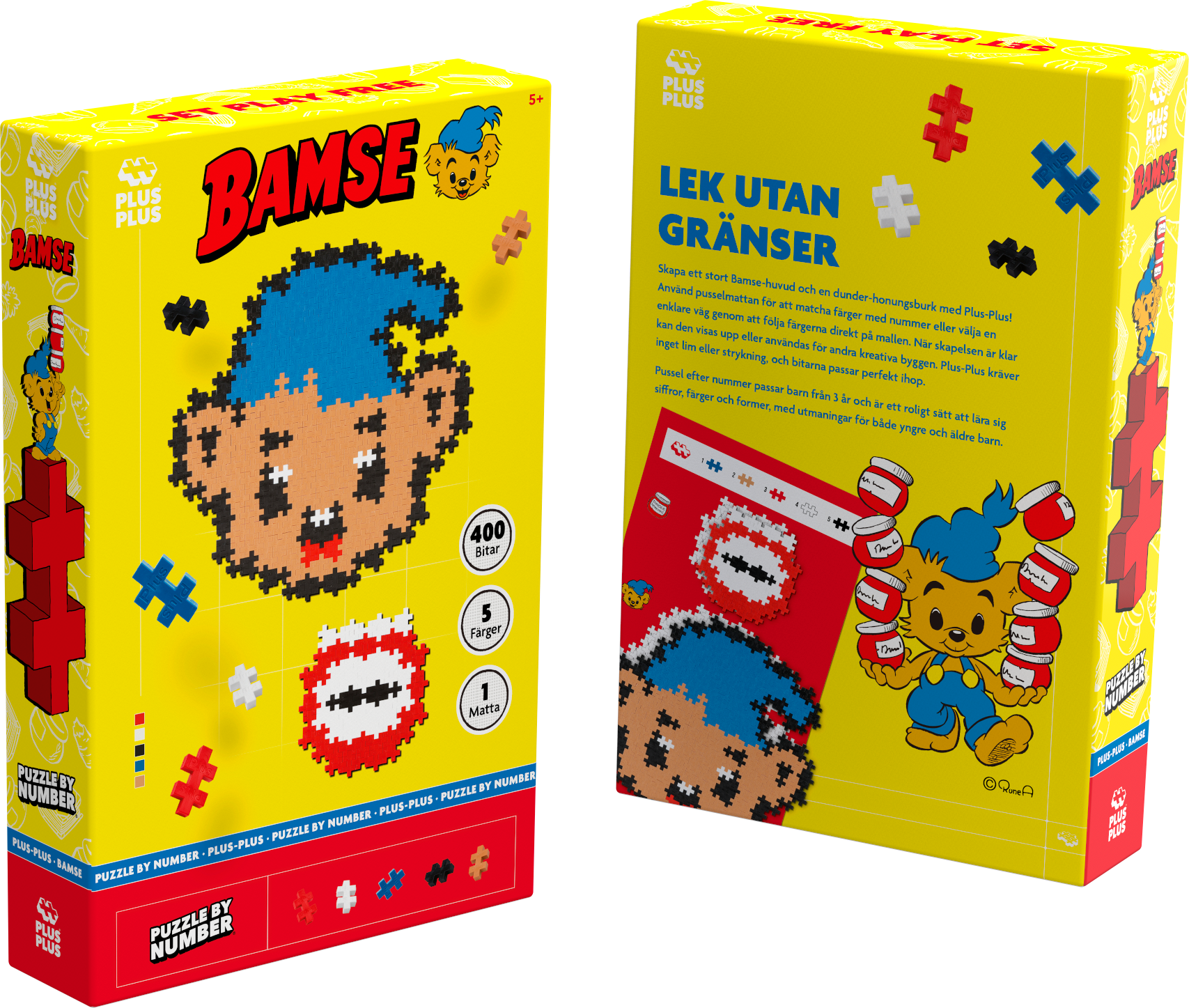 Plus-Plus Bamse & Dunderhonung 400 stk