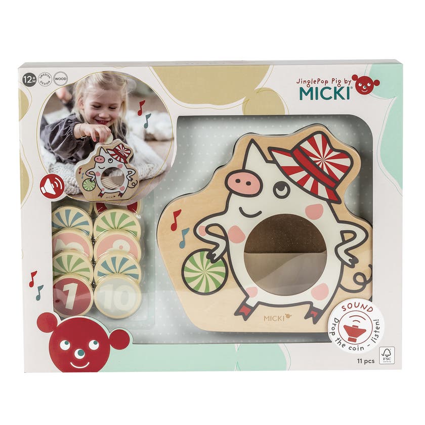Micki Jinglepop Pig aktivitetsleksak