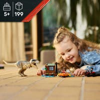 LEGO Jurassic World 76975, Flodflykt med T. rex