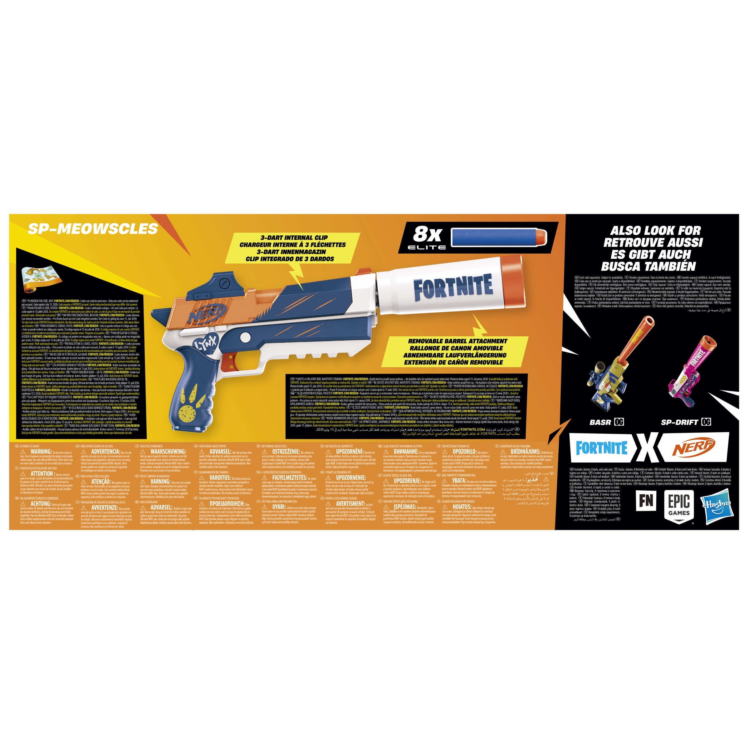 Nerf Fortnite SP-Meowscles Blaster