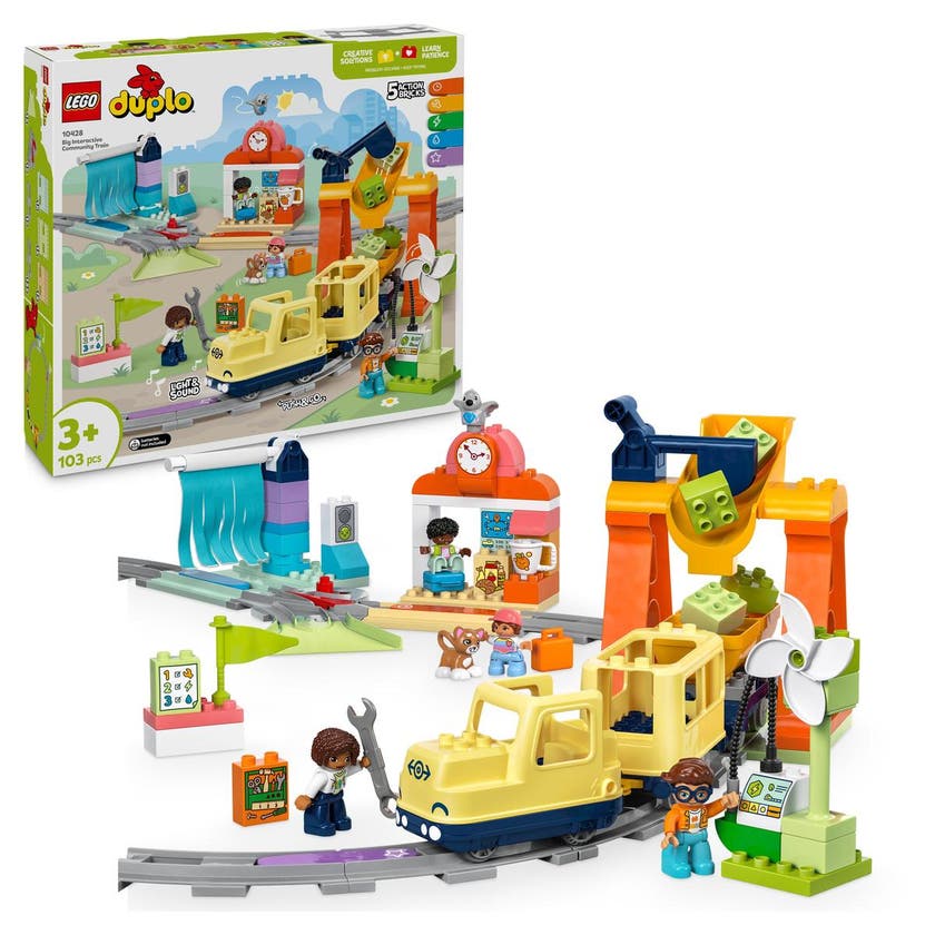 LEGO DUPLO Town 10428, Stort interaktivt pendeltåg