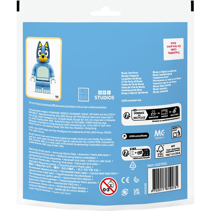 LEGO Bluey 30687, Blueys tebjudning