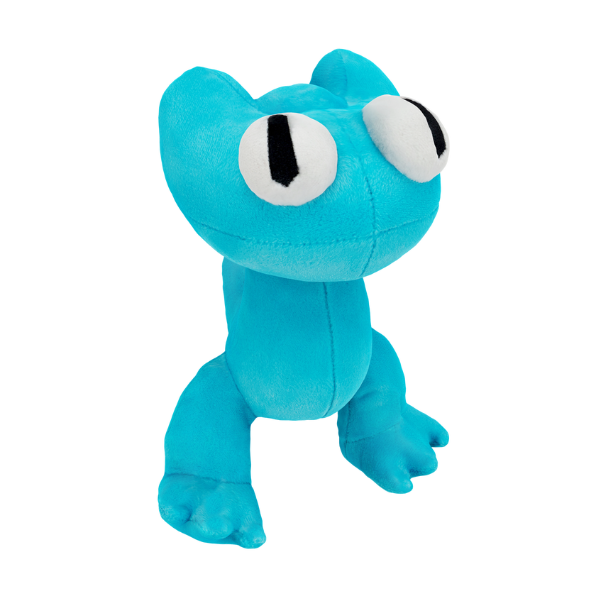 Rainbow Friends, Collectible Plush, Cyan, S2