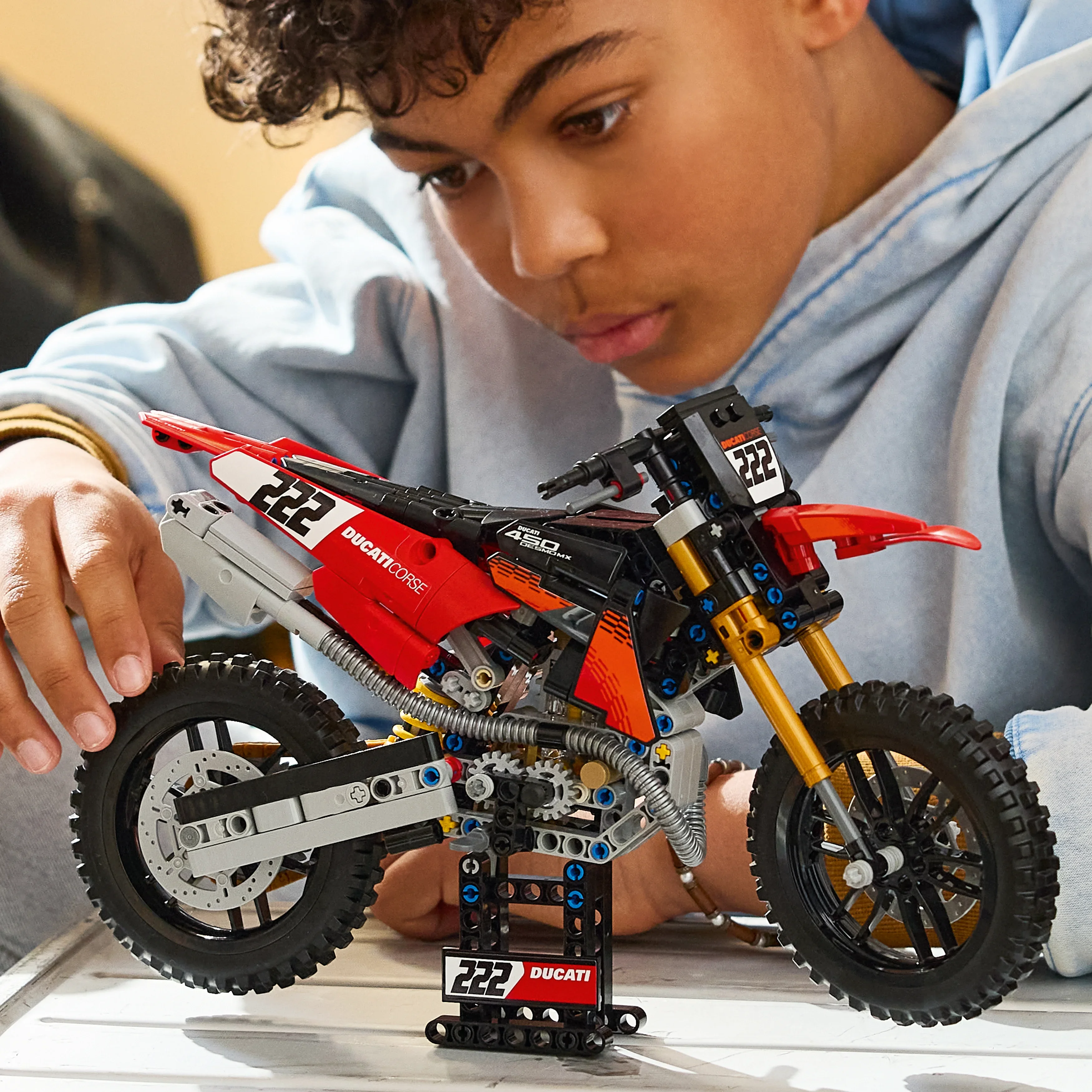 LEGO® Ducati Desmo450 MX Factory Motorcykel 42238