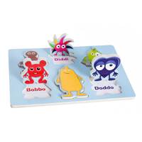 Teddykompaniet, Babblarna- Formpussel, 6 figurer, 1- 3år