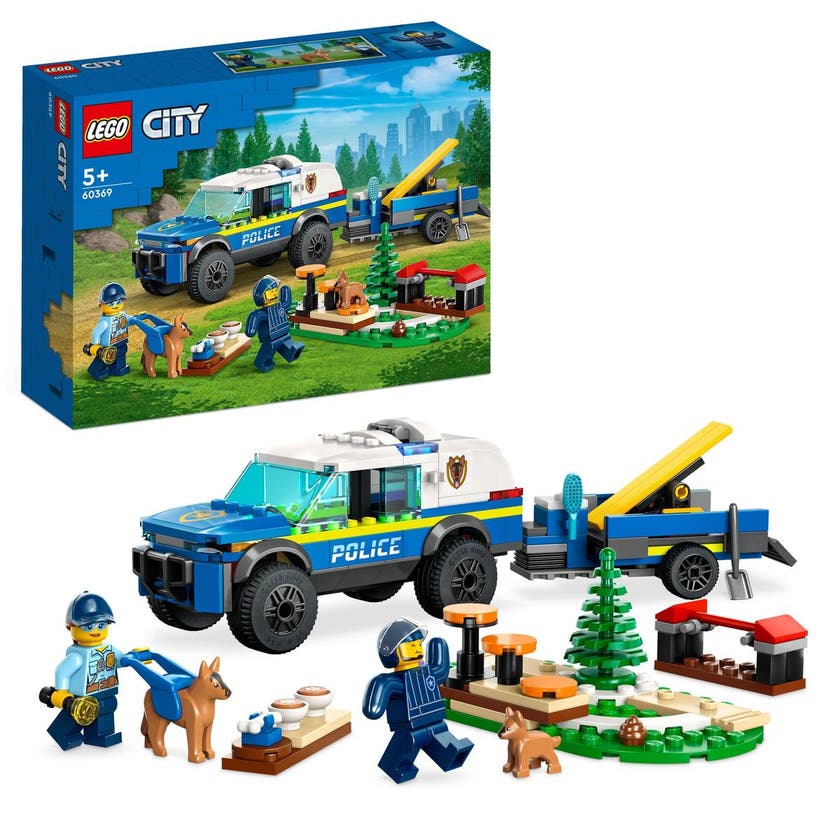 LEGO City 60369, Polisens mobila hundträning