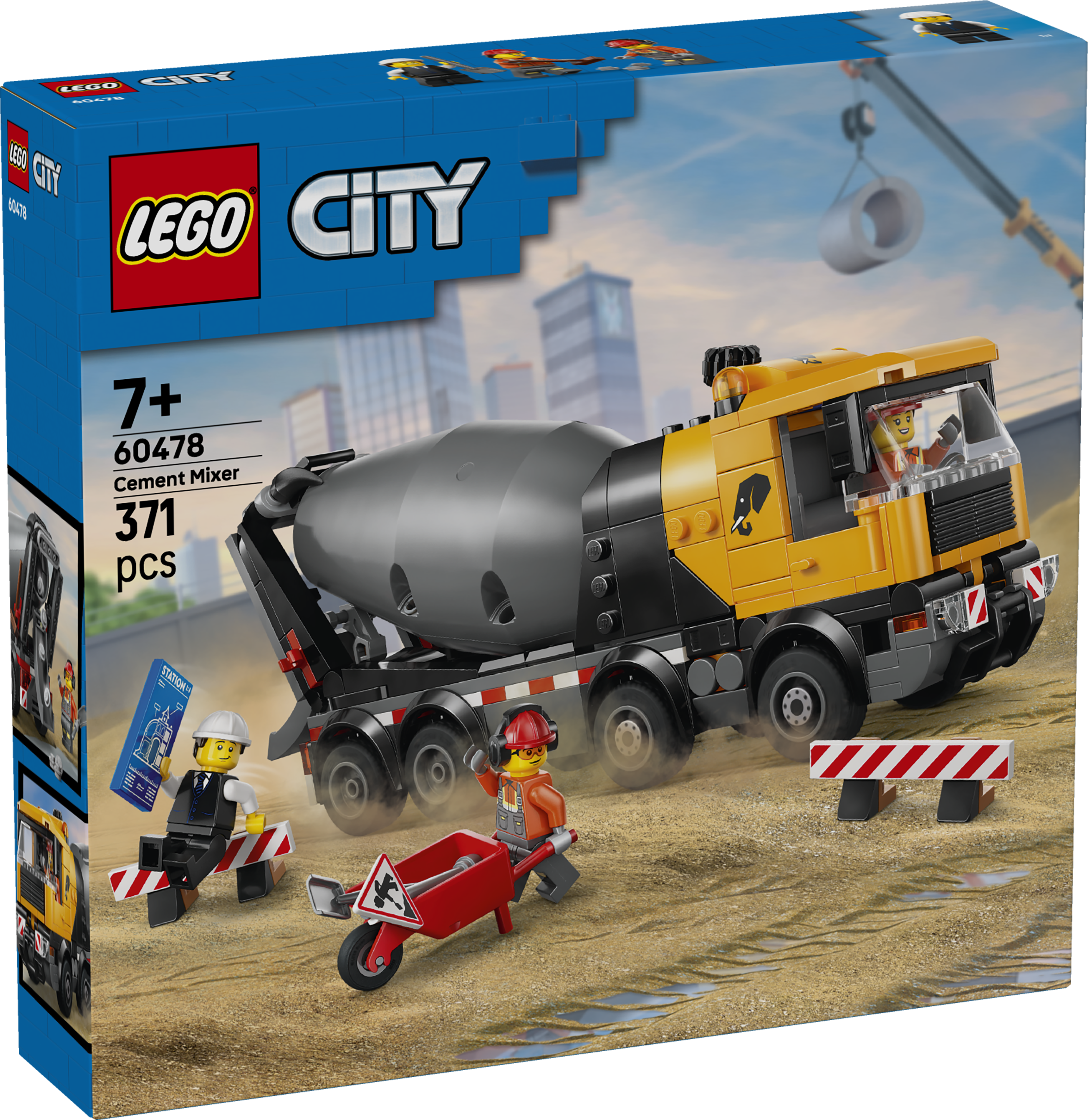 LEGO® City Cementblandare Byggleksak för barn 60478