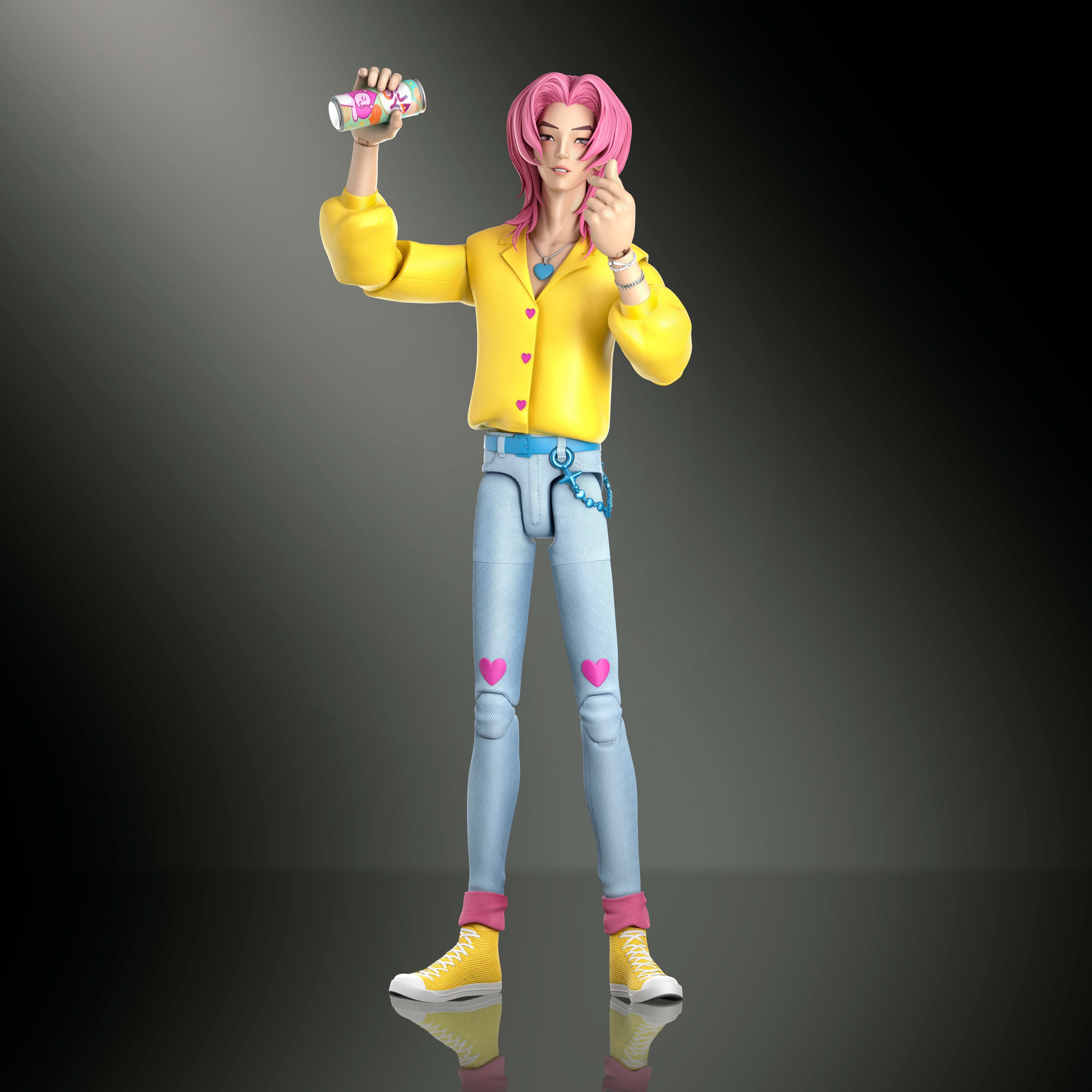 K-Pop Demon Hunters Romance Actionfigur, 15 cm