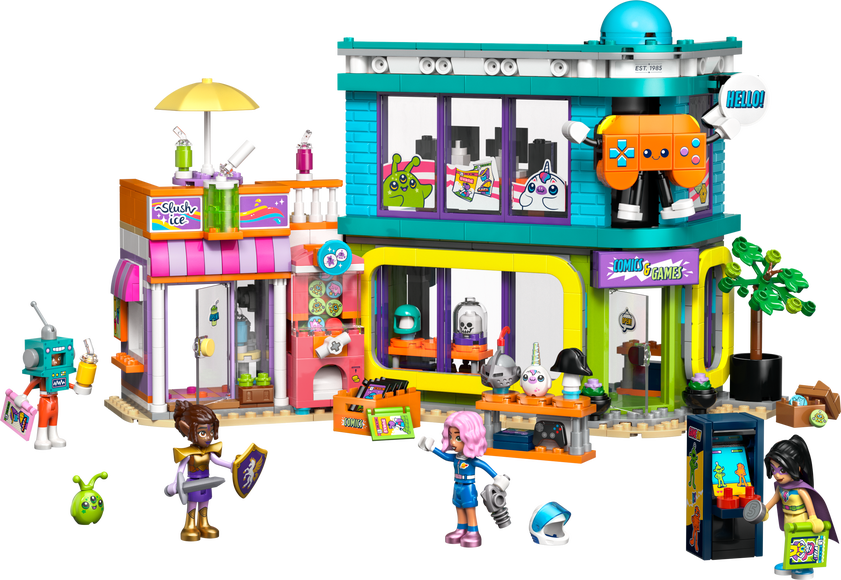 LEGO® Friends Spel- och serietidningsbutik Byggset, Gåva till barn 42674