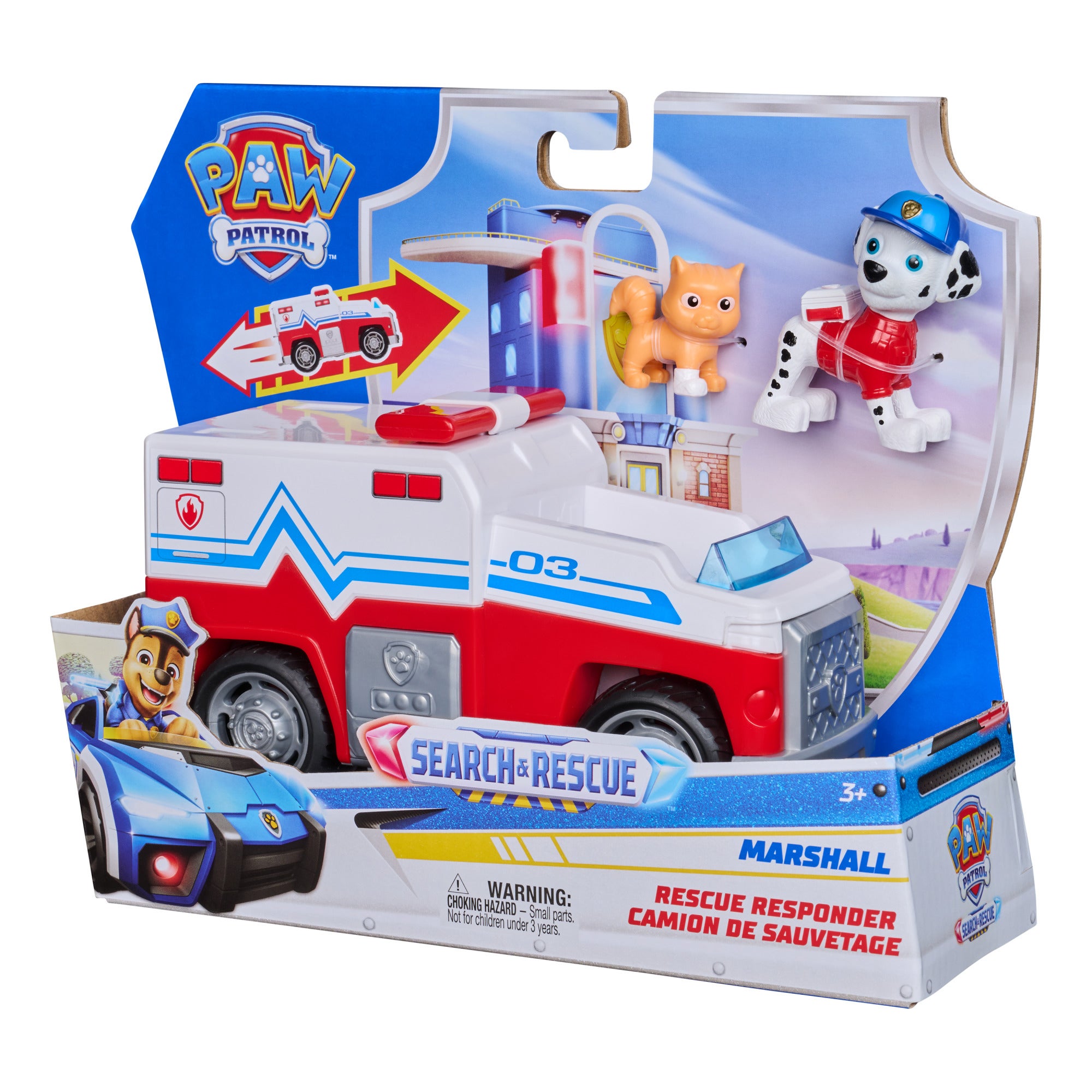 Paw Patrol Search & Rescue Themed Vehicle - Marshall