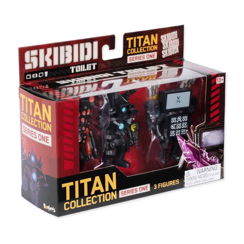 Skibidi Toilet Titan 3-Pack