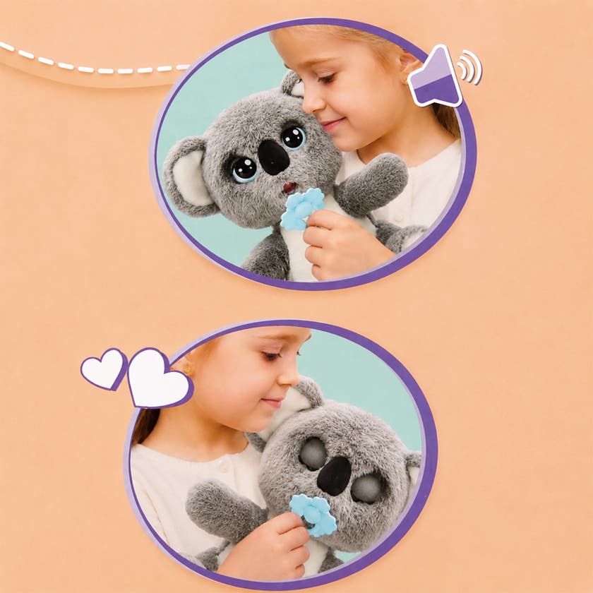 Baby Paws W4 Koala Interaktiv Gosedjur 24 cm