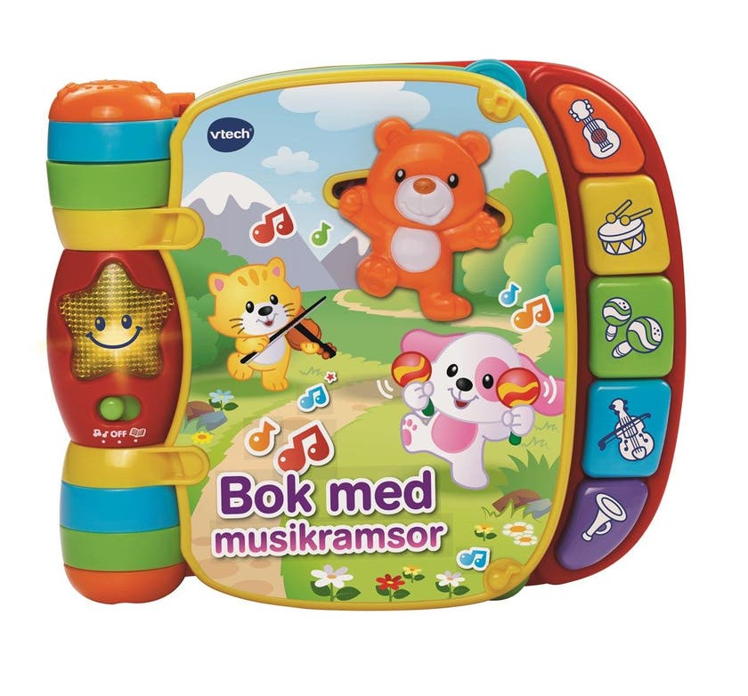 Vtech, Baby bok med musikramsor SE