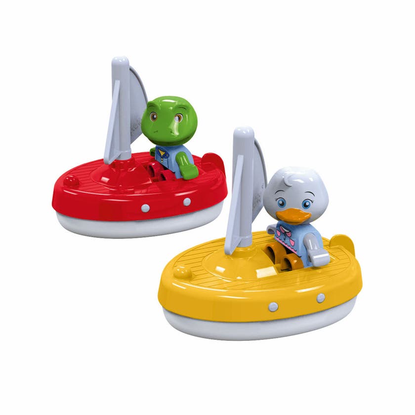 AquaPlay 2-Pack Segelbåtar med Figurer