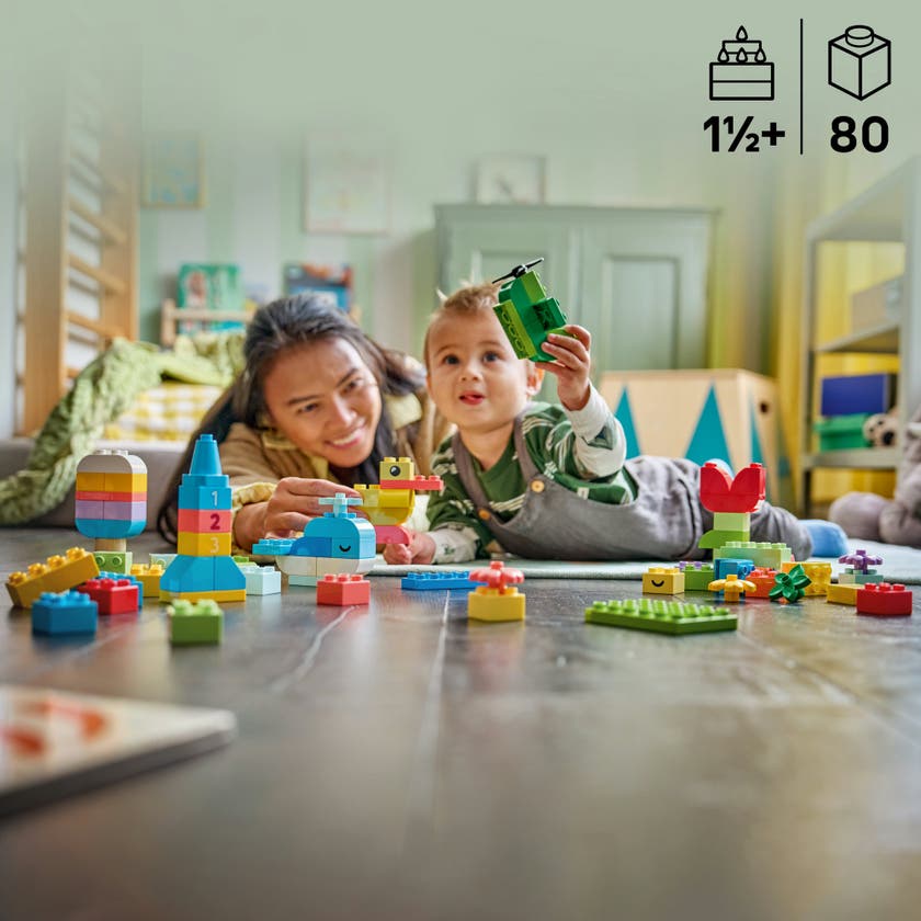LEGO® DUPLO® Classic Färgglad kreativ låda Fokusleksak 10479