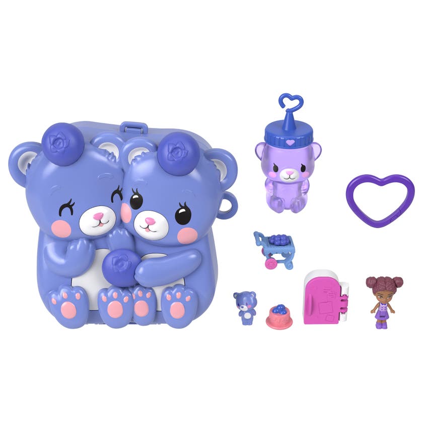 Polly Pocket Blue-Beary Besties Compact
