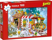 Bamse Julpussel 100 delar