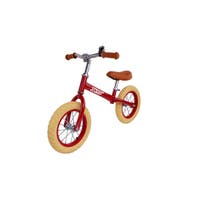 Skills, Balanscykel 12" Röd med Gummihjul