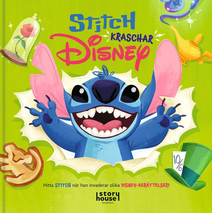 Stitch Kraschar Disney Barnbok