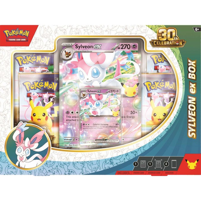 Pokémon TCG 30th Celebration EX Box Sylveon