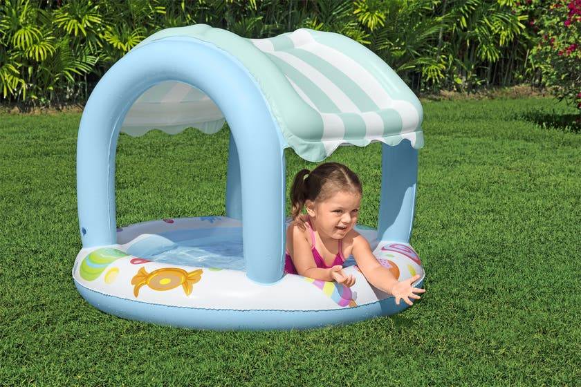 Bestway, Φ41" X H33"/Φ104M X H84Cm Sweet Shoppe Shaded Kiddie pool