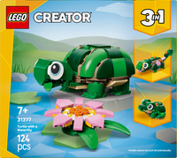 LEGO® Creator 3-i-1 Sköldpadda med näckros 31377