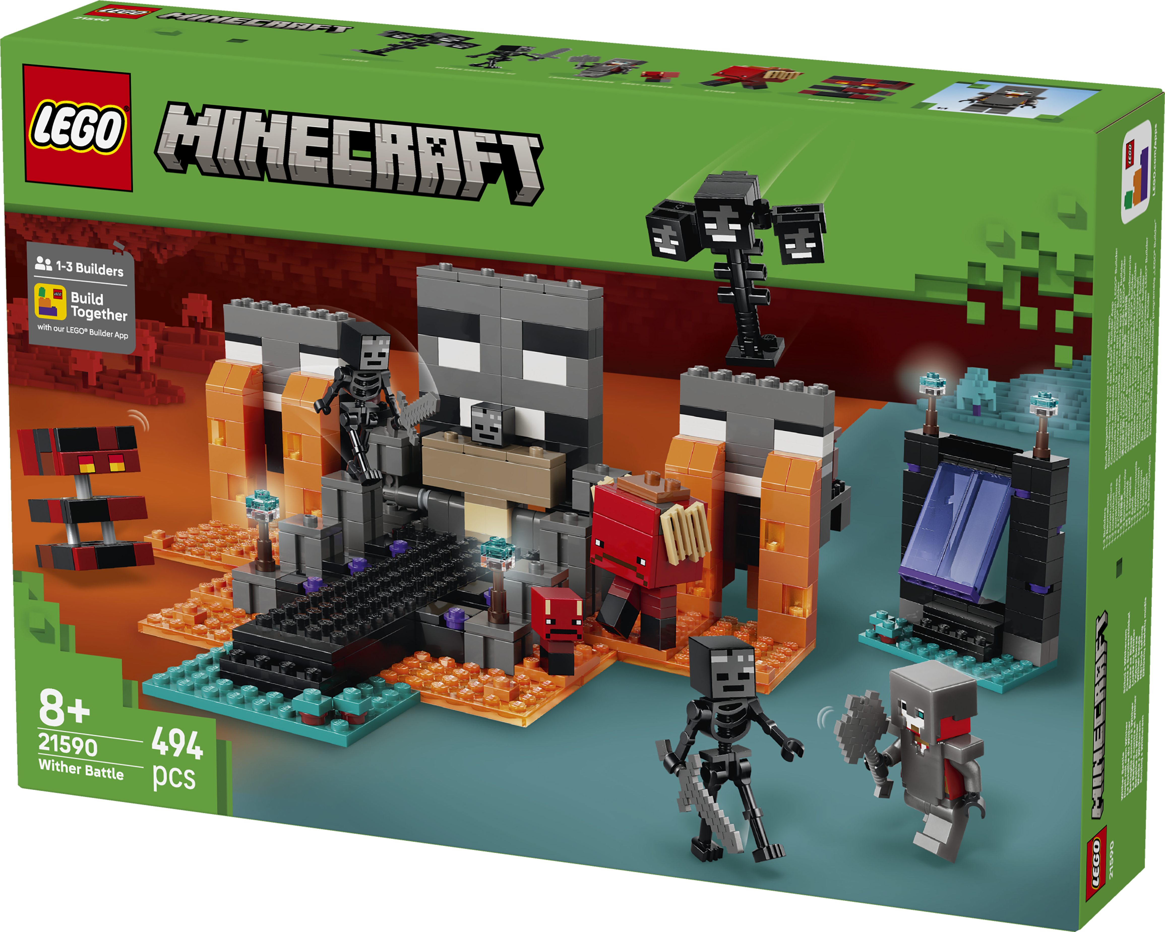 LEGO® Minecraft® Wither-strid Spelpresent för låtsaslek 21590