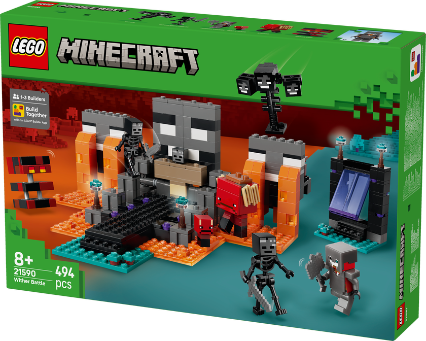LEGO® Minecraft® Wither-strid Spelpresent för låtsaslek 21590