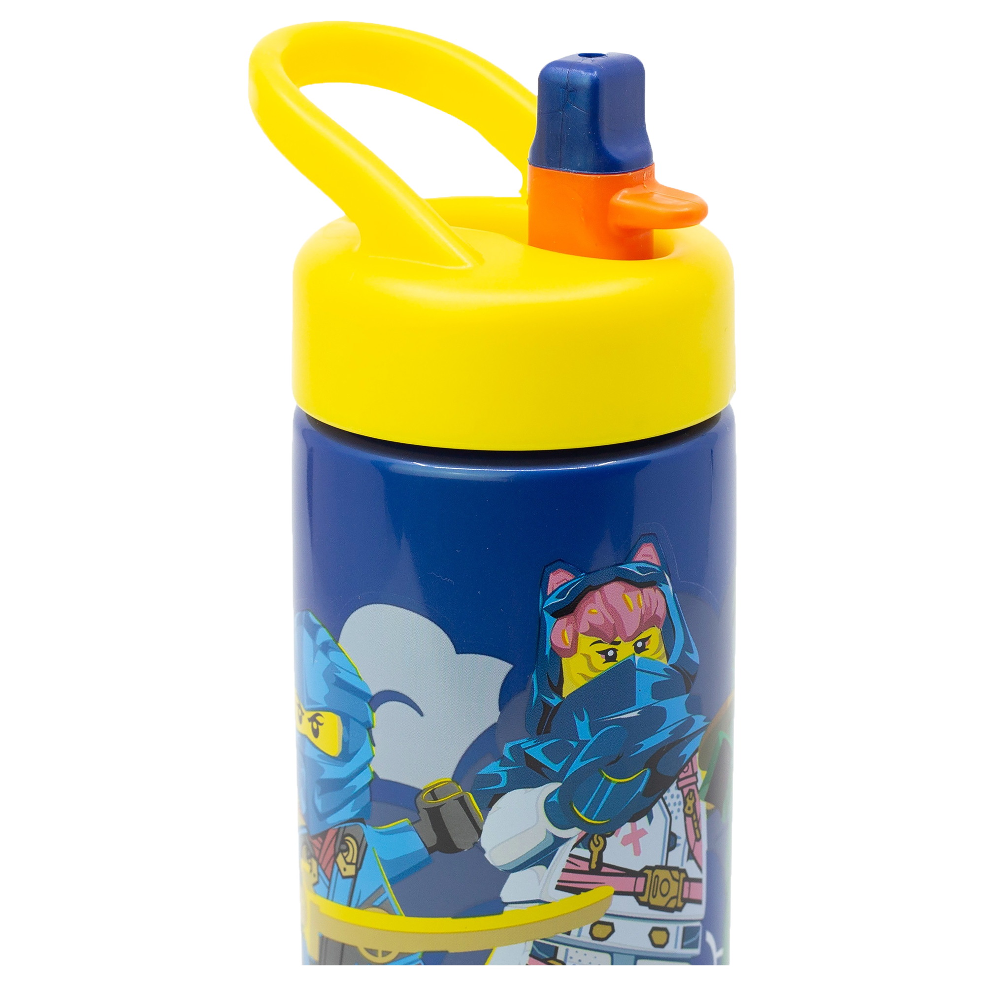  LEGO NINJAGO, Vattenflaska med sugrör, 420ml