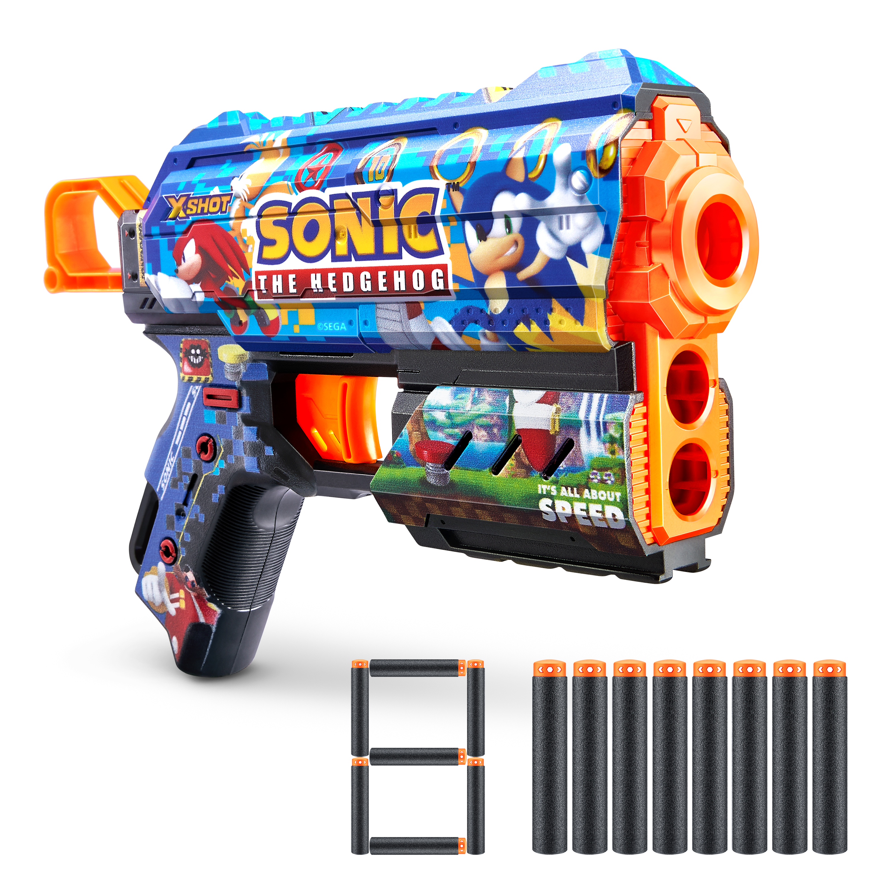 XSHOT SKINS-FLUX(8 Darts) SONIC