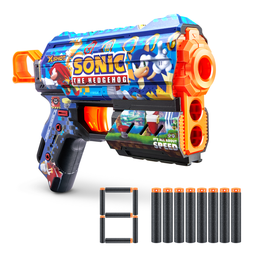 XSHOT SKINS-FLUX(8 Darts) SONIC