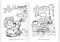 Bamse målarbok med 96 bilder