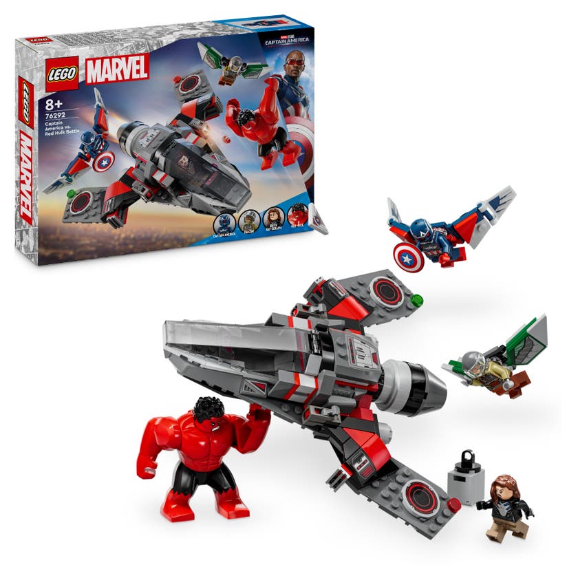 LEGO® Marvel Captain America mot Red Hulk 76292