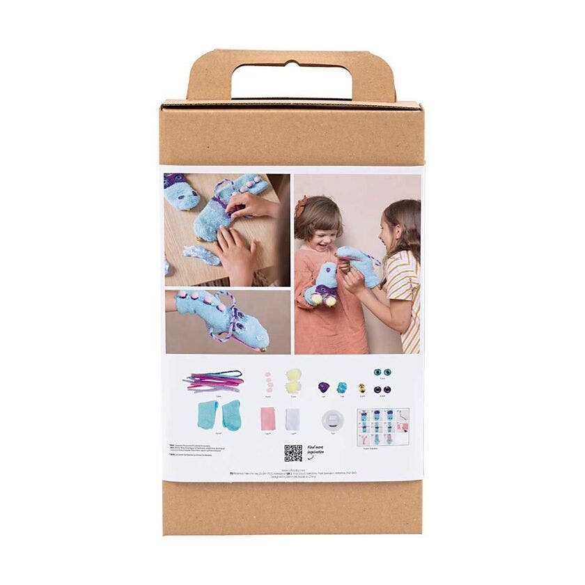 DIY Kit Dekoration, olika färger, Sock Monster, 1-