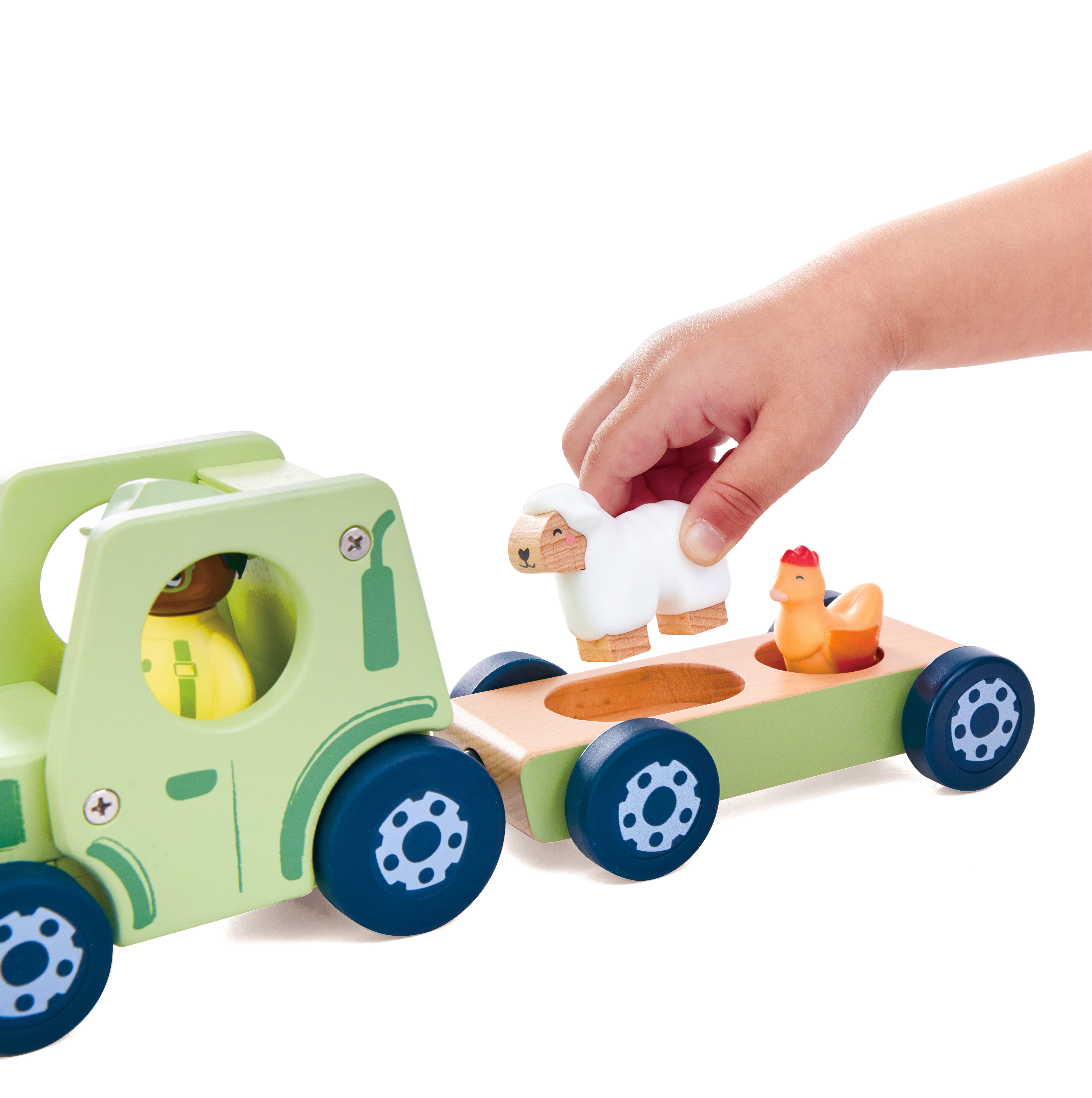 Hape Hapeland The Rumbling Tractor With Sound
