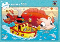 Bamse pussel 100 bitar Havets hemlighet