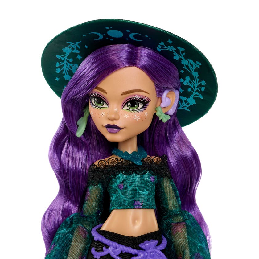 Monster High Willow Thorne Naturhäxa-docka med tillbehör