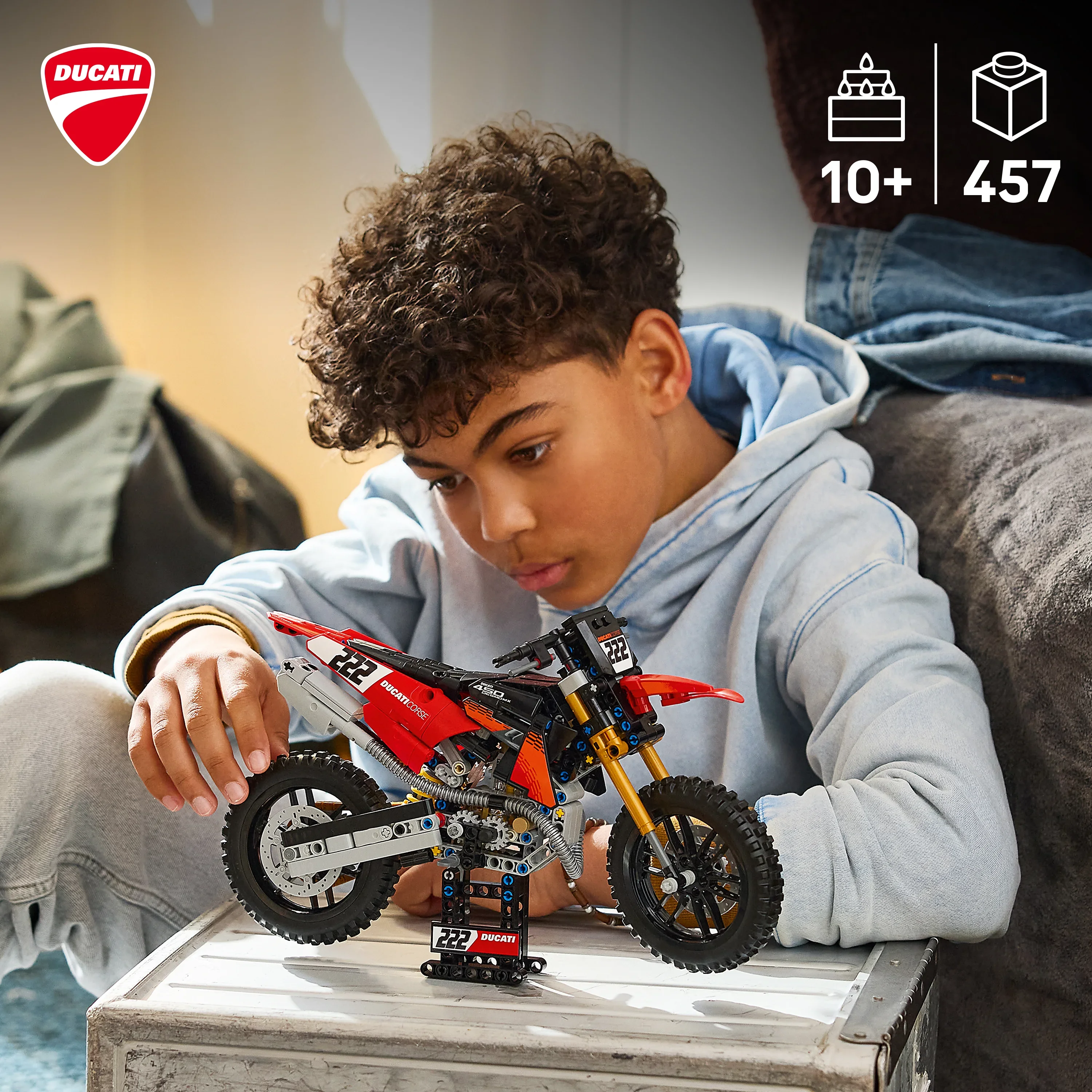 LEGO® Ducati Desmo450 MX Factory Motorcykel 42238