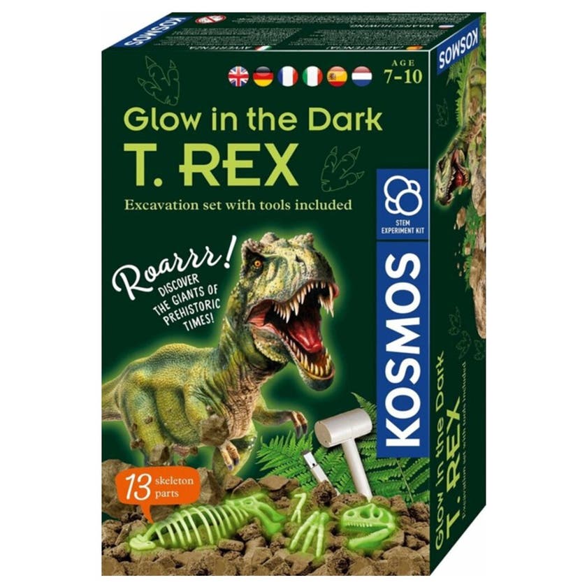 Glow in the dark T-Rex - Science Kit (DA/SE/NO)