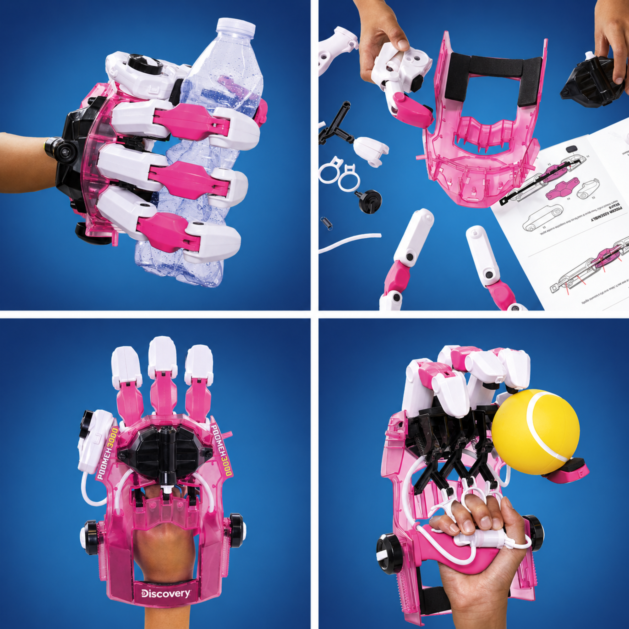 Discovery Hydraulisk Robothand Pink