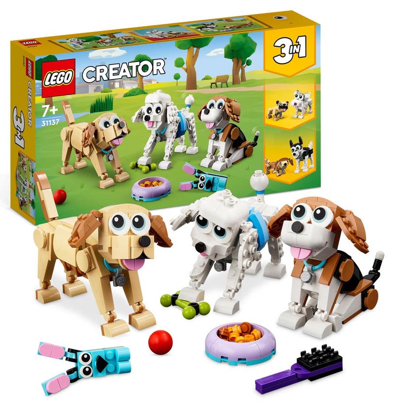 LEGO Creator 31137, Gulliga hundar
