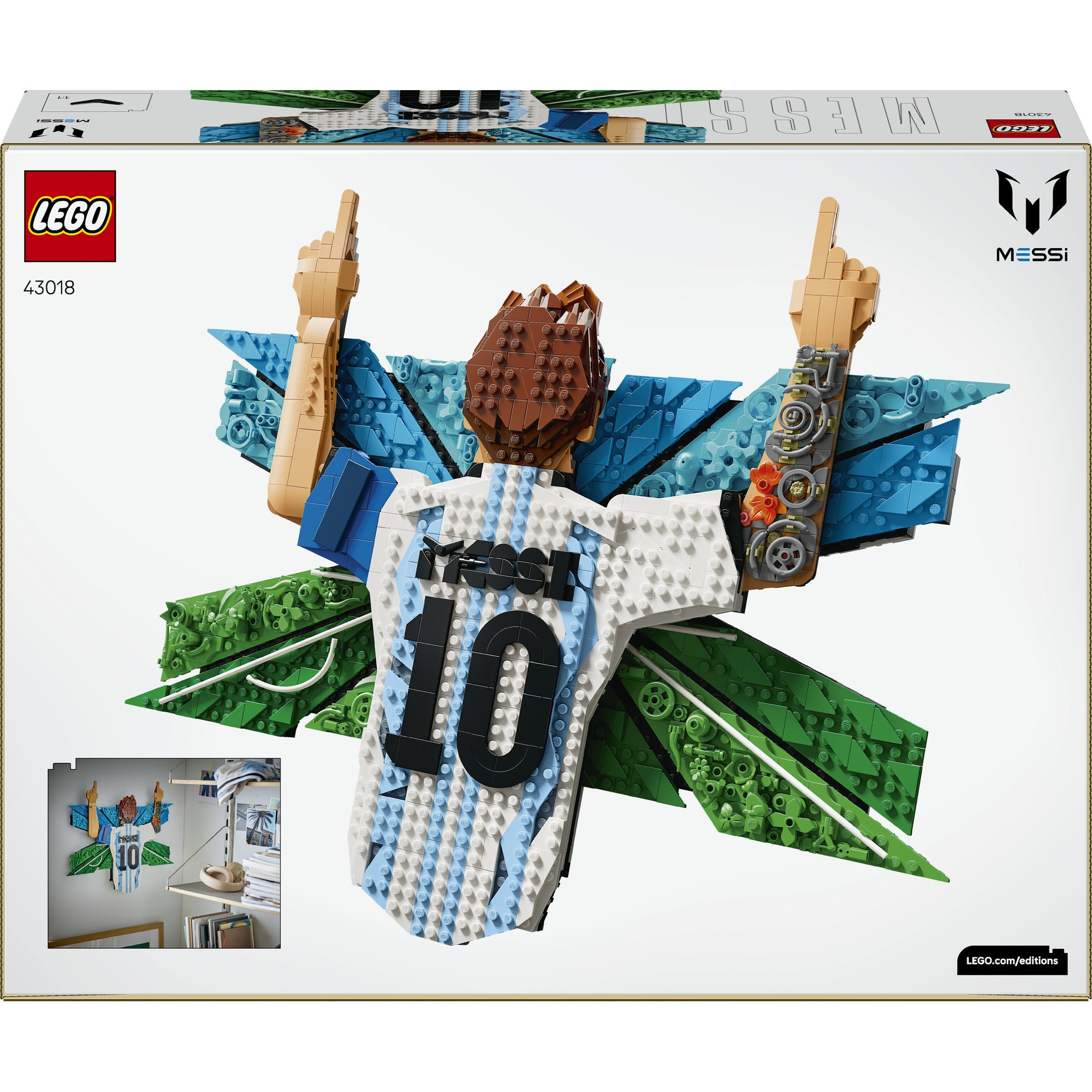  LEGO® Editions Lionel Messi – firande Byggset 43018